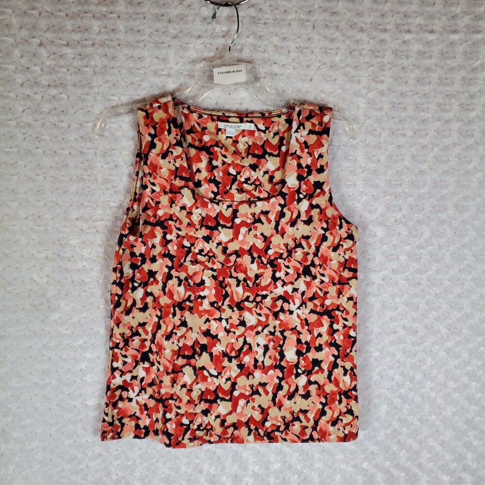 Chico's Women's Floral Print Blouse Size M